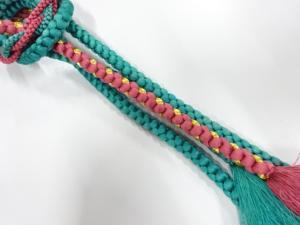 未使用品　正絹　手組帯締め